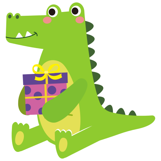 Crocodile Stickers - Free animals Stickers