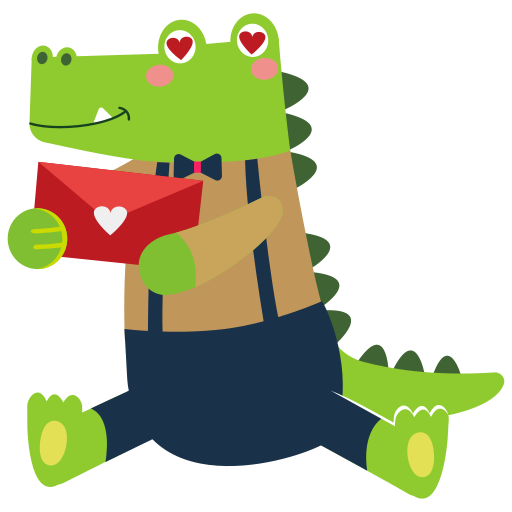 Crocodile free sticker Crocodile free sticker