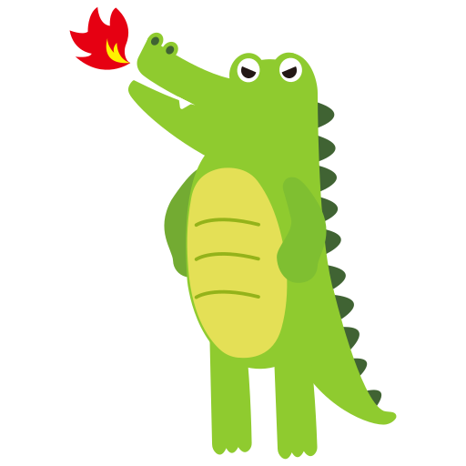Crocodile free sticker Crocodile free sticker