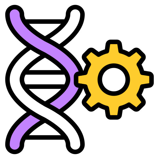ingeniería genética icono gratis