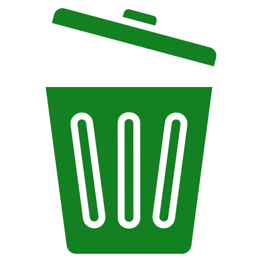 contenedor de basura icono gratis