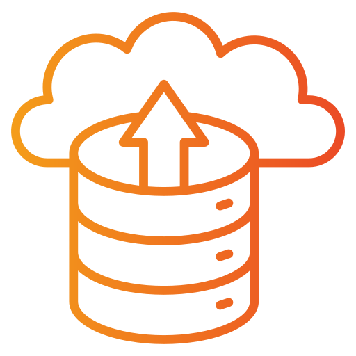 Cloud storage free icon