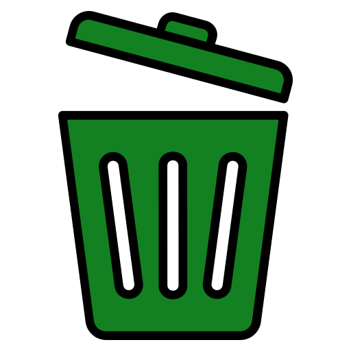 contenedor de basura icono gratis