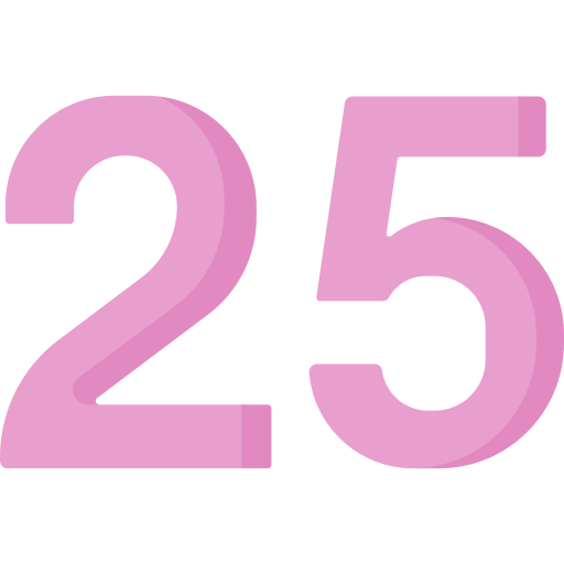 25 grátis ícone 25 grátis ícone