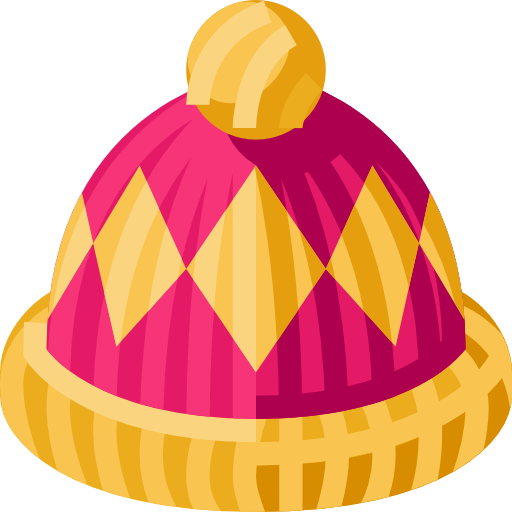 sombrero de invierno icono gratis