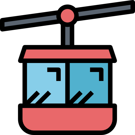 cabina del teleférico icono gratis