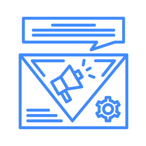 correo de propaganda icono gratis