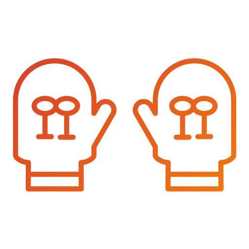 guantes de bebe icono gratis