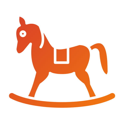 caballo mecedora icono gratis