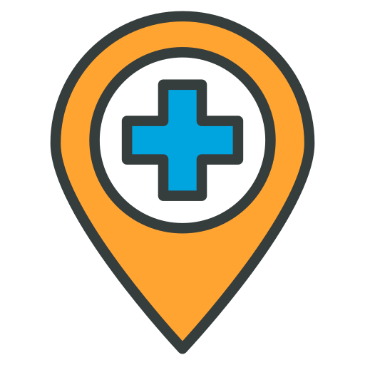 Hospital Location - Free Medical Icons