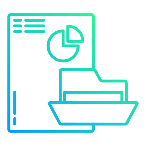 informe de datos icono gratis
