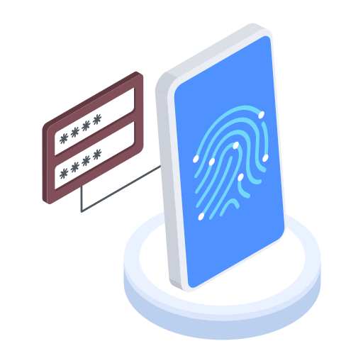 escaneo dactilar icono gratis