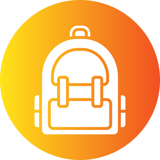 mochila icono gratis