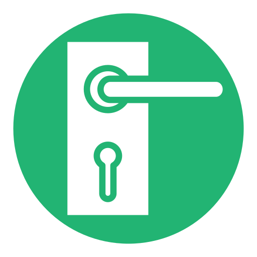 poignée de porte Icône gratuit poignée de porte Icône gratuit