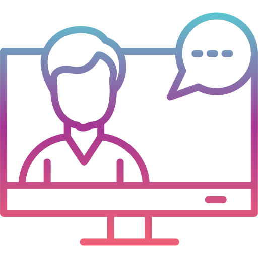 videoconferencia icono gratis