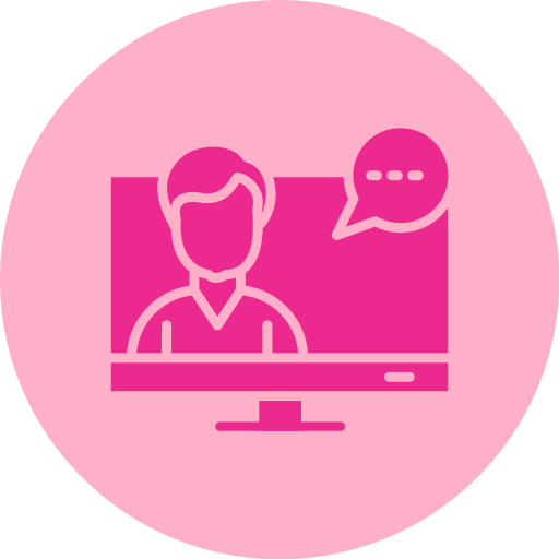 videoconferencia icono gratis