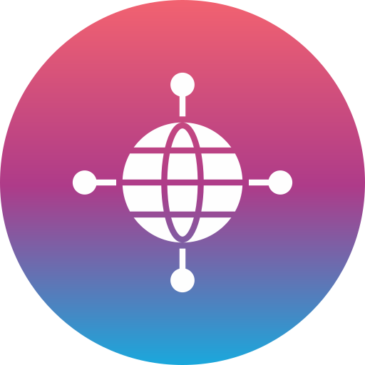 infraestructura global icono gratis