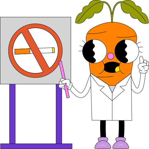 Quit smoking free sticker