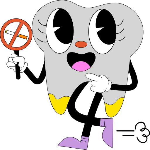 Quit smoking free sticker