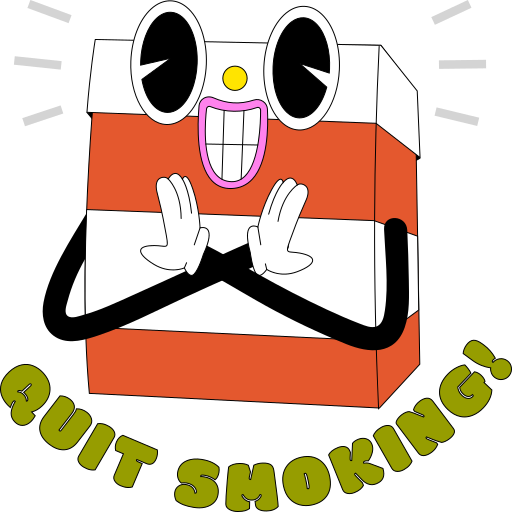 Quit smoking free sticker Quit smoking free sticker