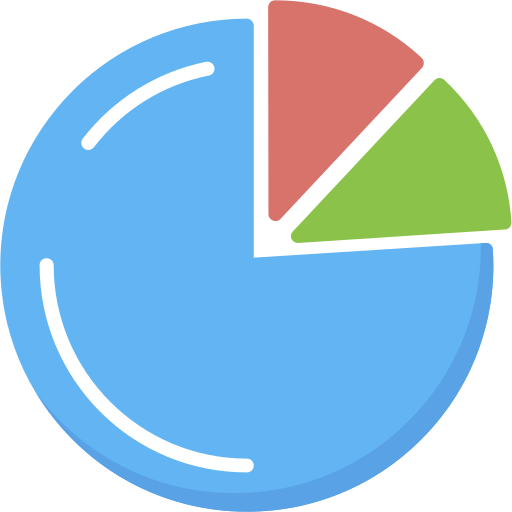 gráfico circular icono gratis