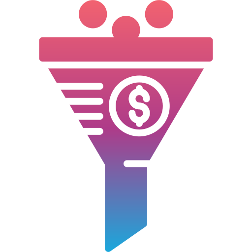 embudo de ventas icono gratis