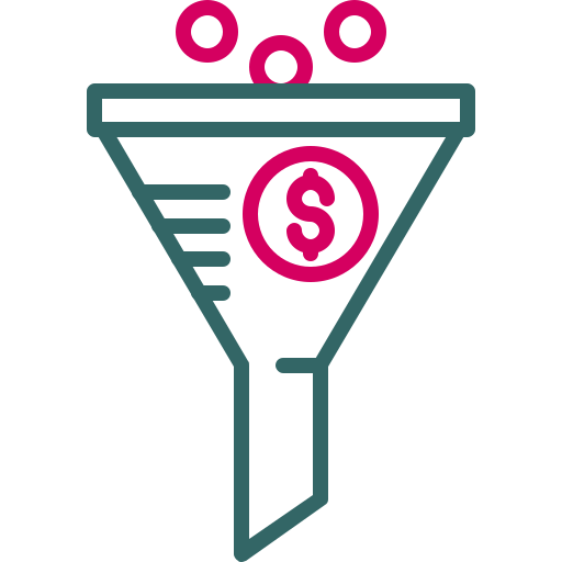 embudo de ventas icono gratis