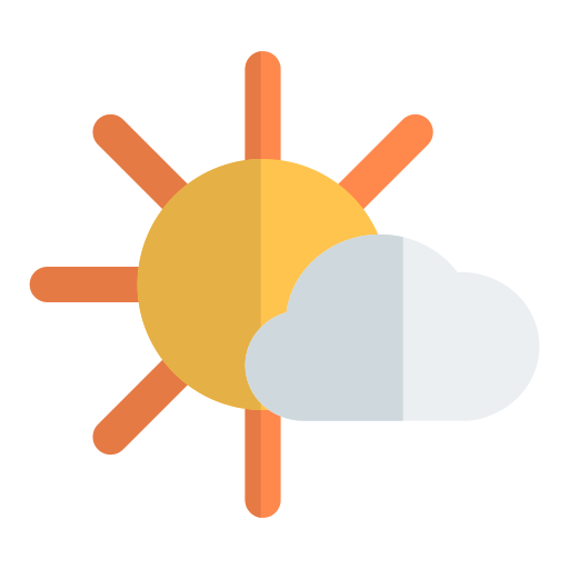 ensoleillé Icône gratuit