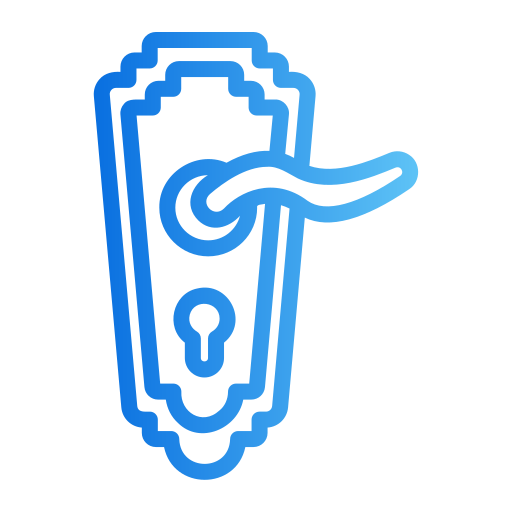 manija de la puerta icono gratis