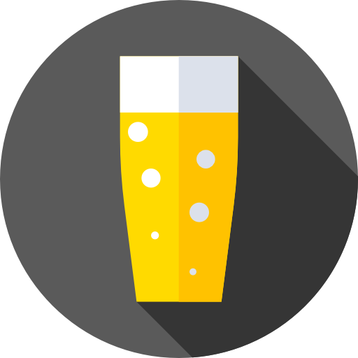 Beer Flat Circular Flat icon