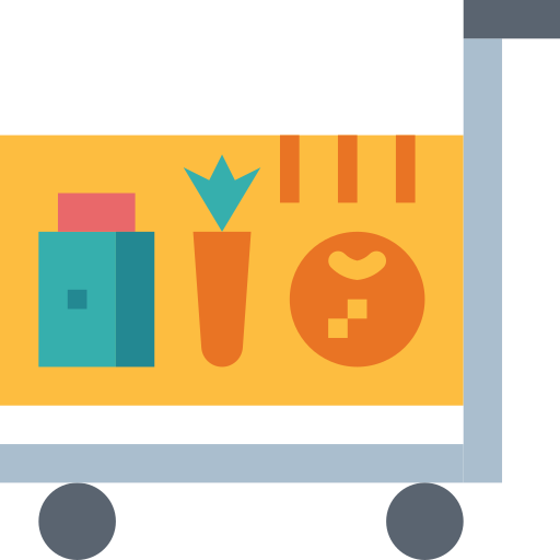 carrinho de compras grátis ícone