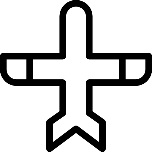 avión icono gratis
