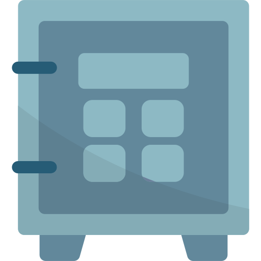 caja fuerte icono gratis