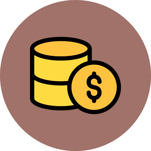 monedas icono gratis