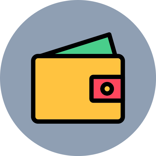 billetera icono gratis