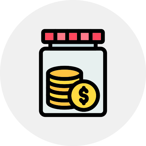 ahorrar dinero icono gratis
