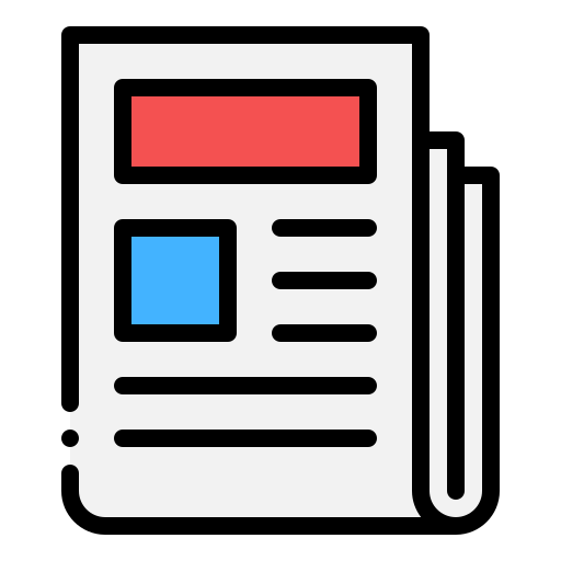 journal Icône gratuit journal Icône gratuit
