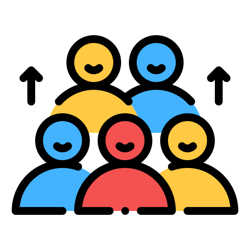 población icono gratis