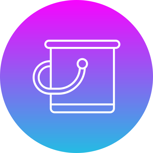 cubo de agua icono gratis