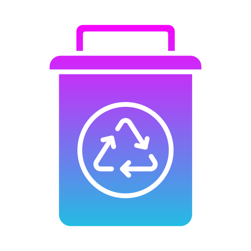 tacho de reciclaje icono gratis