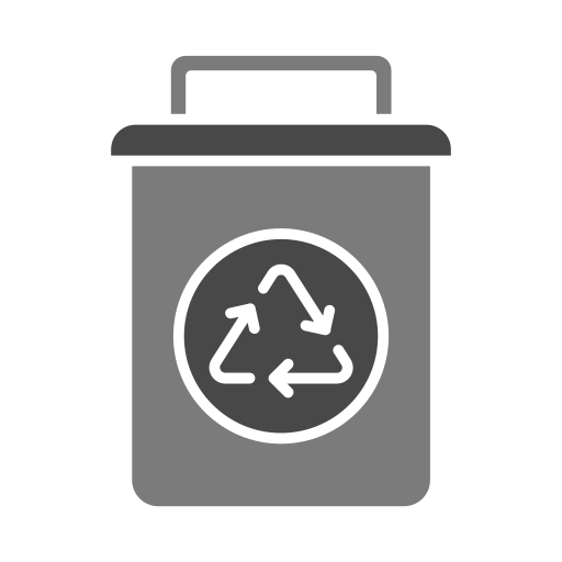 tacho de reciclaje icono gratis