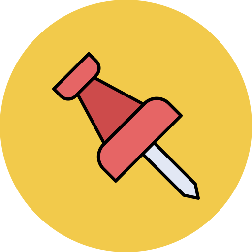 chincheta icono gratis