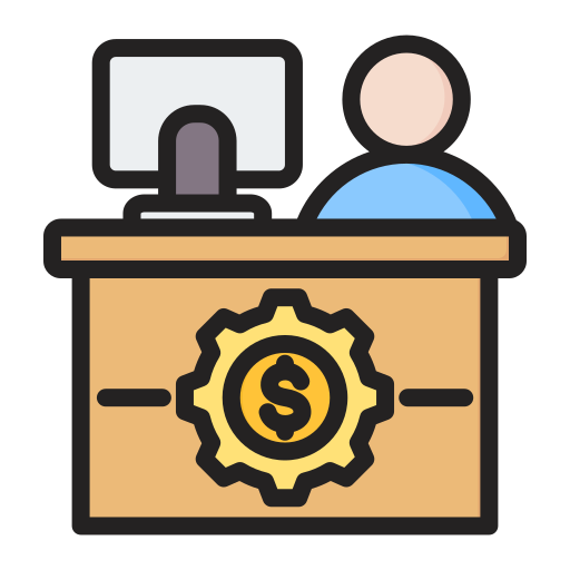 recepcionista icono gratis