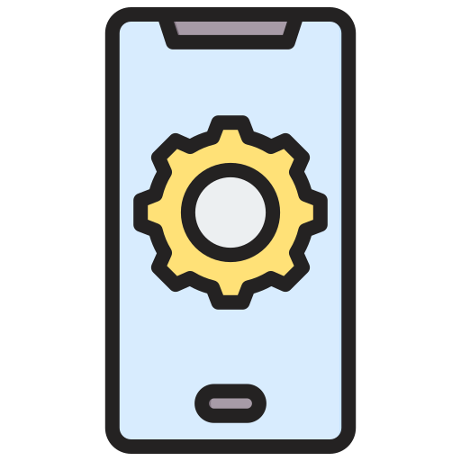 configuración móvil icono gratis