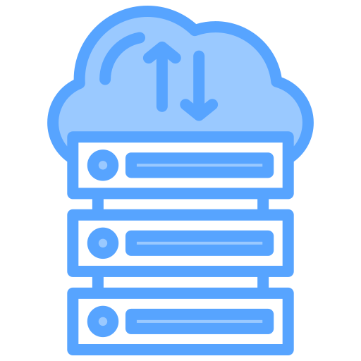 almacenamiento en la nube icono gratis