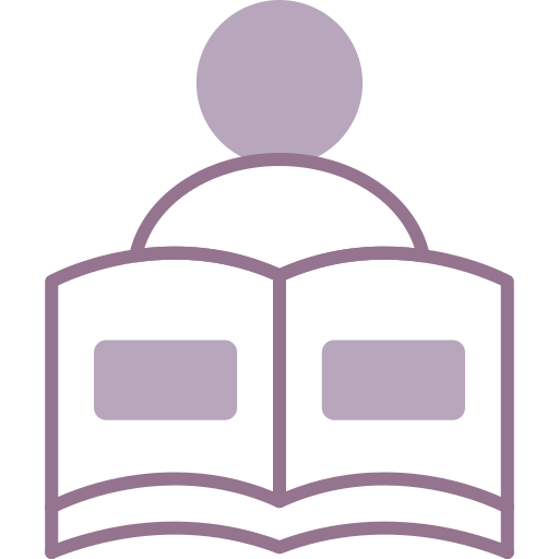 lendo um livro grátis ícone lendo um livro grátis ícone