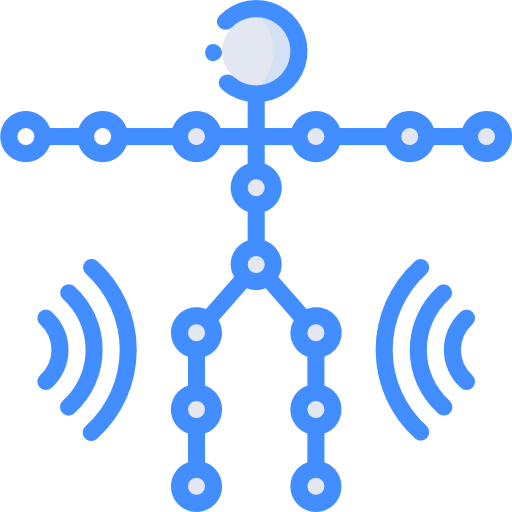 sensor de movimiento icono gratis