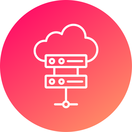 base de datos en la nube icono gratis