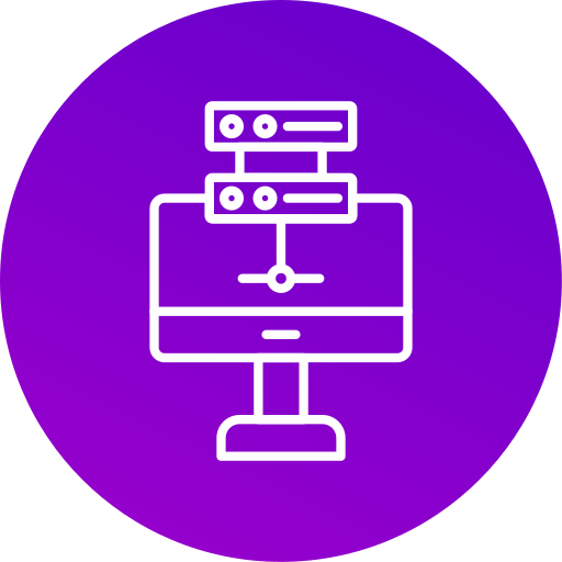 servidor en línea icono gratis