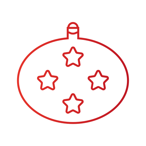 decoración navideña icono gratis